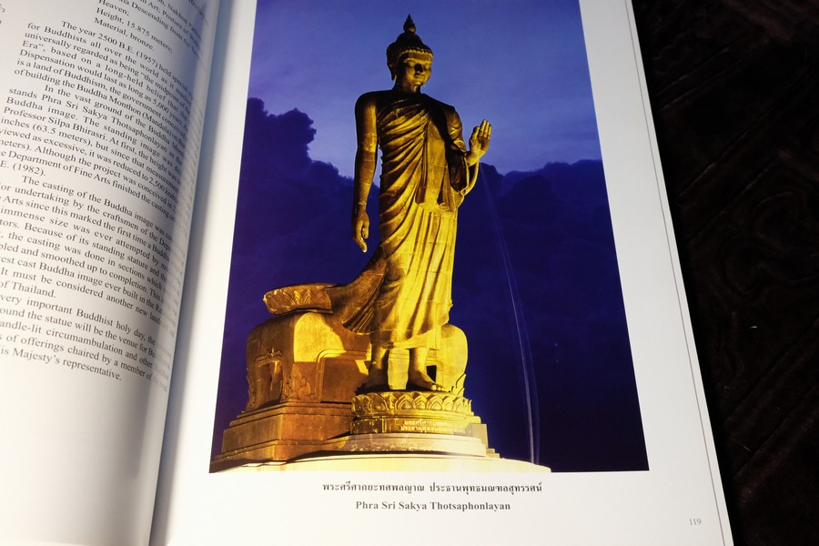 THE SACRED BUDDHA IMAGES OF THAILAND by WARANUN CHUTCHAWANTIPAKORN ปกแข็ง ปี 2547