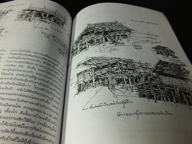 บ้านเเละหมู่บ้านพื้นถิ่น โดย อรศิริ ปาณินท์ หนา 184 หน้า ปี 2538