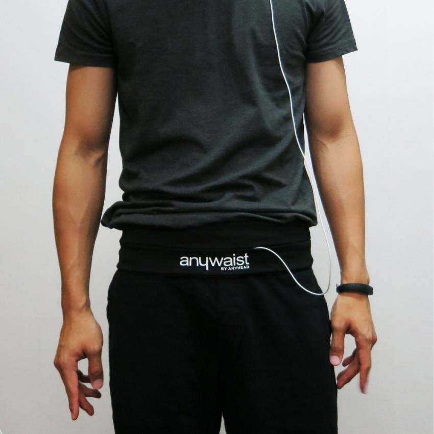 Anywaist สายคาดเอวนักกีฬา สีดำ (BLACK)
