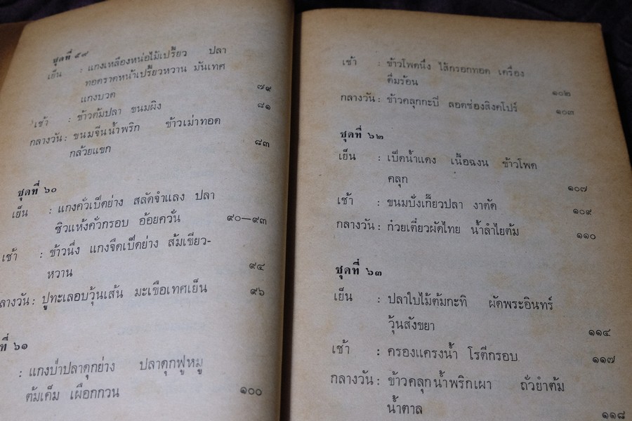 จัดสำรับ ชุด 3 โดย จิตต์สมาน โกมลฐิติ หนา 220 หน้า ปี 2520