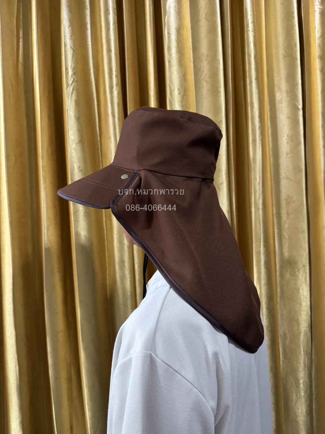 หมวกคลุมหน้าทรงค้างคาว หมวกคลุมหน้ากันแดดถอดแยกชิ้นได้