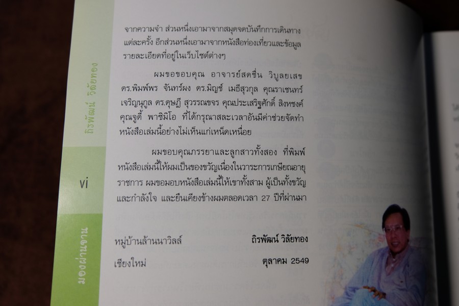 มองผ่านจาน โดย ศ.ดร. ถิรวัฒน์ วิลัยทอง หนา 252 หน้า ปี 2550