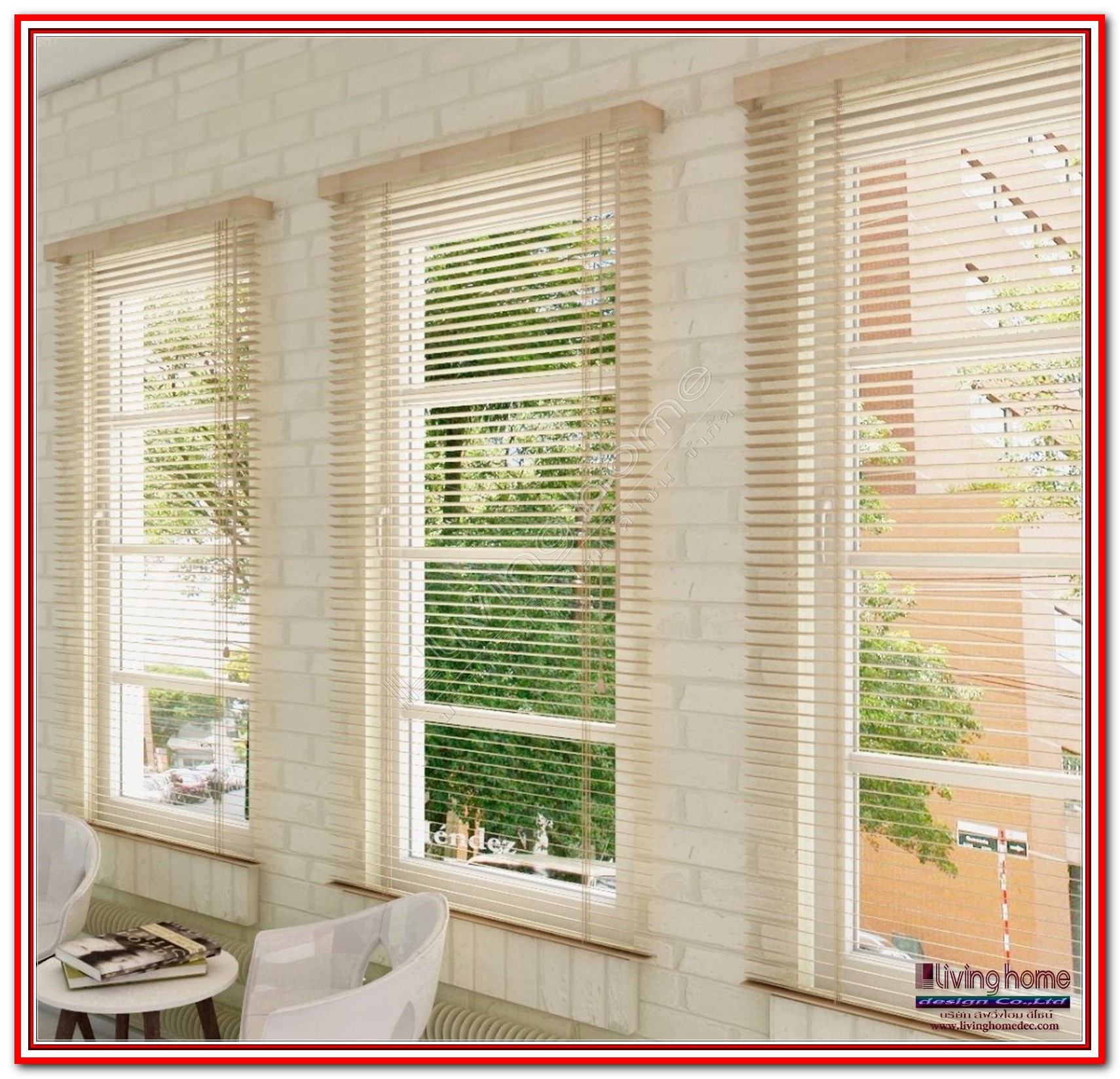 มู่ลี่ไม้บาสวู๊ด(BASSWOOD WOODEN BLINDS) ผ้าม่าน ม่าน มู่ลี่ มู่ลี่ไม้ ม่านม้วน วอลเปเปอร์ รับติดตั้ง ออกแบบ ราคาถูก ทุกประเภท ทุกรูปแบบ