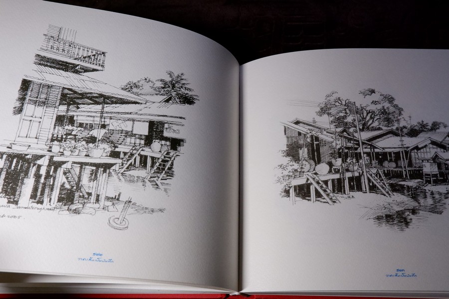 วาดเส้นเป็นบันทึก โดย ดร.วีระ สัจกุล ปกแข็ง 248 หน้า พิมพ์ 1000 เล่ม ปี 2556