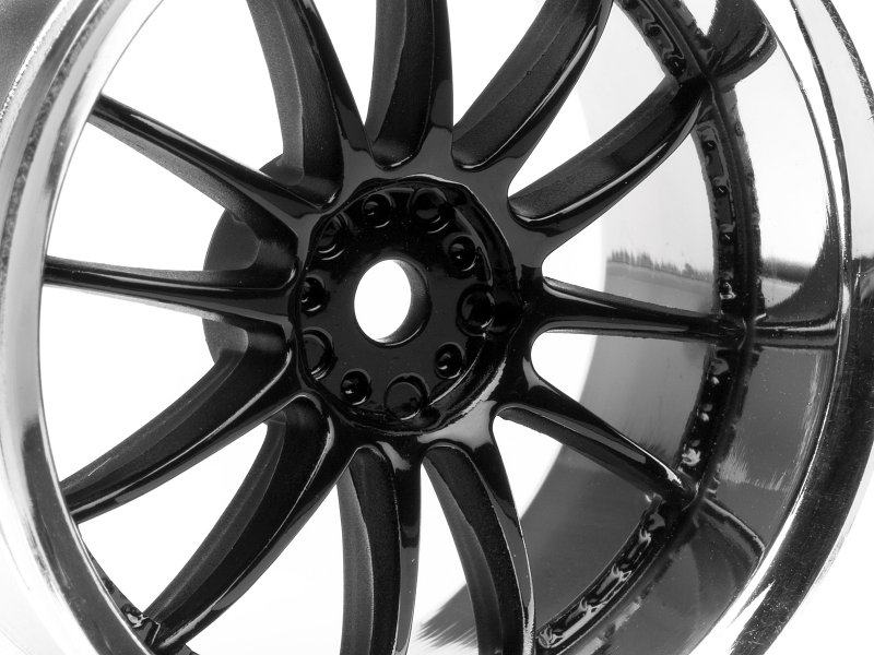 Work XSA 02C Wheel 26mm. Chrome/Black (3mm Offset)
