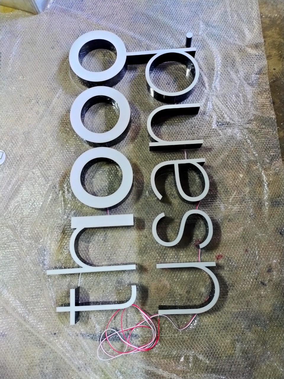 งานป้ายกล่องไฟ