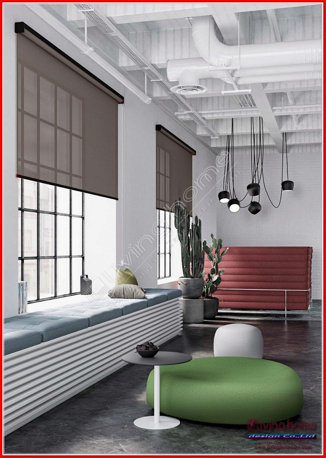 ม่านม้วน โปร่งแสง "SUNSCREEN ROLLER BLINDS" ผ้าม่าน ม่าน มู่ลี่ มู่ลี่ไม้ ม่านม้วน วอลเปเปอร์ รับติดตั้ง ออกแบบ ราคาถูก ทุกประเภท ทุกรูปแบบ