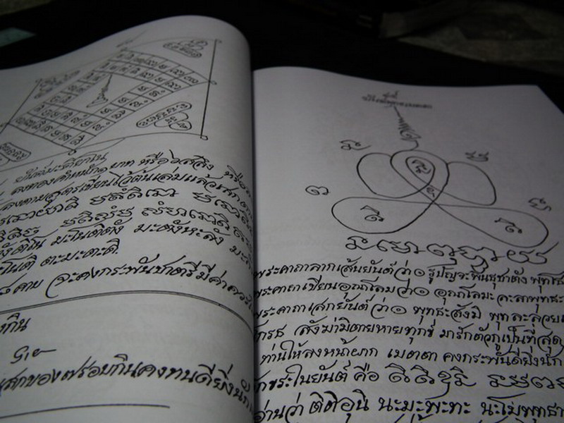 คู่มือพระเกจิอาจารย์ ลงอักขระปลุกเสกเลข-ยันต์ หนา 185 หน้า
