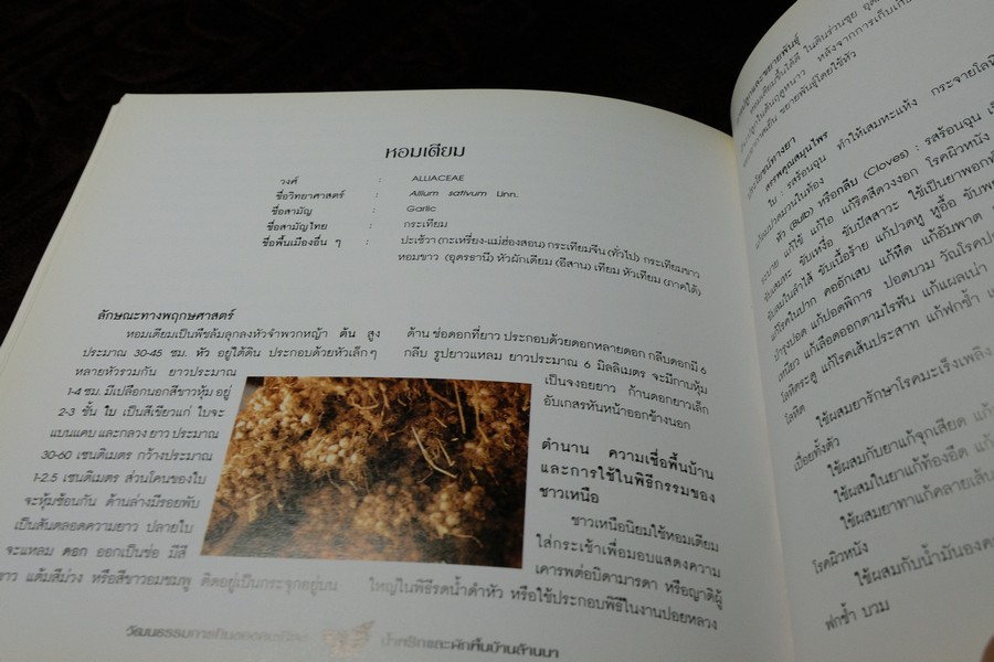 วัฒนธรรมการกินของคนพื้นเมือง น้ำพริกเเละผักพื้นบ้านล้านนา พิมพ์ปี 2543