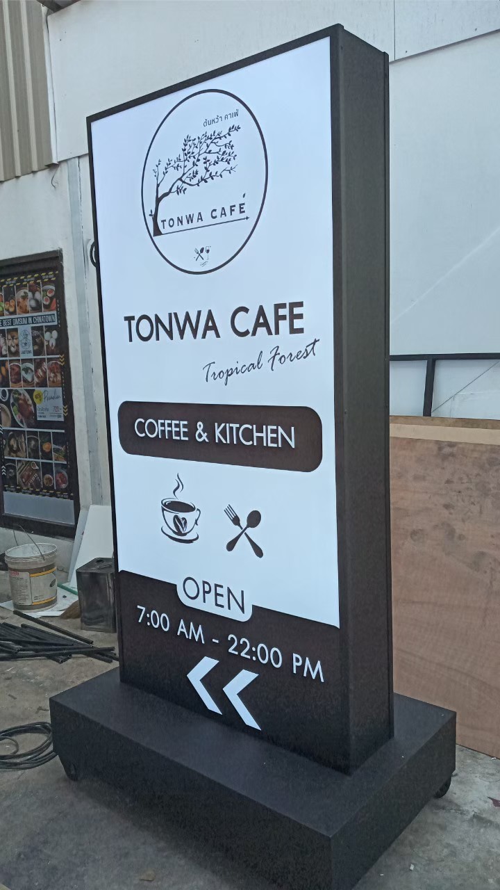 งานป้ายกล่องไฟ