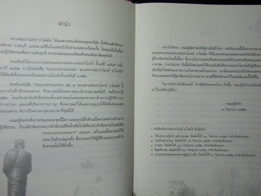 ประมวลพระธรรมเทศนา ของหลวงพ่อ ปราโมทย์ ปาโมชฺโช เล่ม 2 ปกแข็ง ปี 2552