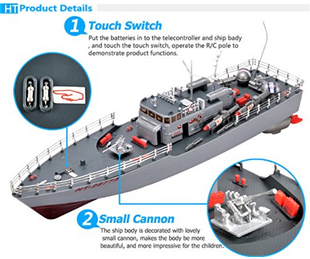 Torpedo Boat 2.4 GHz.