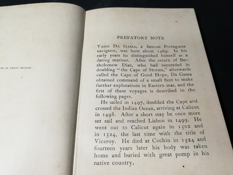 Dent's Continuous Readers THE STORY OF VASCO DA GAMA by M.T.YATES,LL.D. ปกแข็ง 120 หน้า