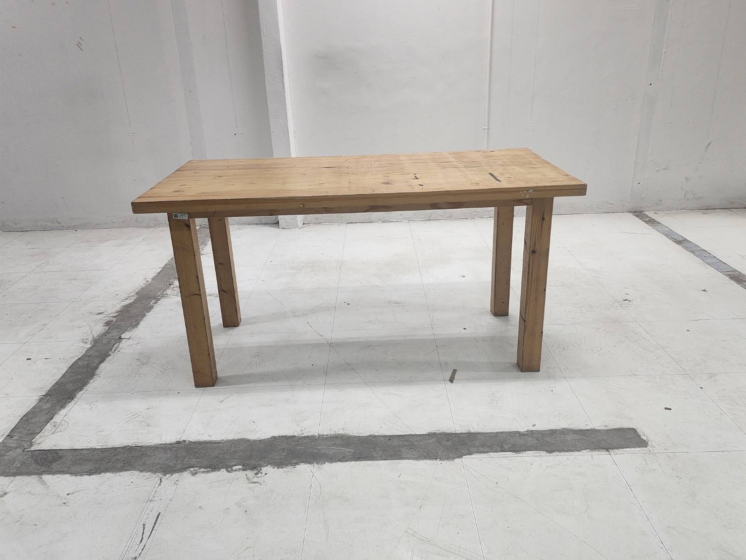 โต๊ะไม้ เอนกประสงค์ 75x150x75cm มีสองตัว