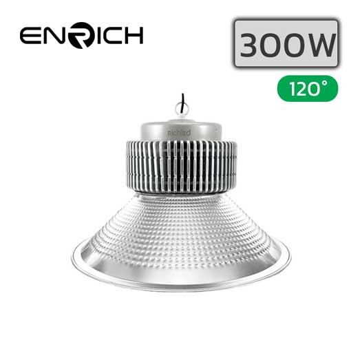 โคมไฮเบย์ LED รุ่น PLUS 300w ยี่ห้อ ENRICH (แสงขาว)