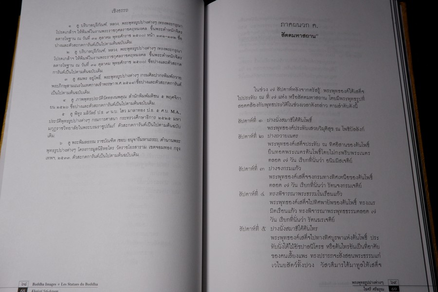 พระพุทธรูปปางต่างๆ ในสยามประเทศ โดย ศ.ไขศรี ศรีอรุณ ปกเเข็ง ปี 2546 (ฉบับ 3 ภาษา ไทย อังกฤษ ฝรั่งเศส)
