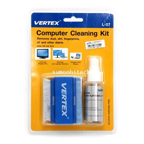 VERTEX L-07 Cleaning Kit ชุดทำความสะอาดจอ+แปรงปัด+ผ้าซับน้ำ ล้างสต๊อก