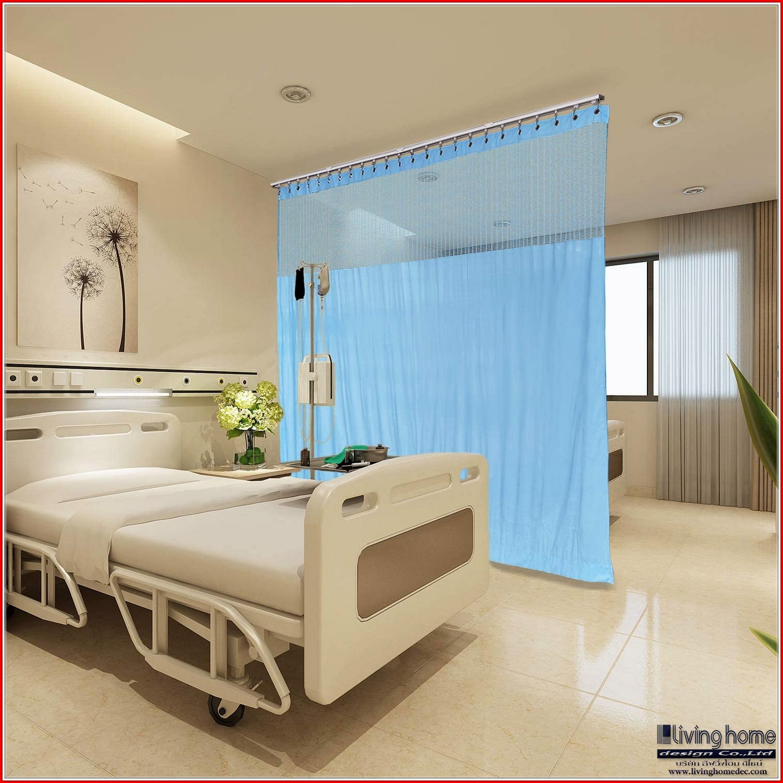 ม่านโรงพยาบาล.(Hospital Curtains) ผ้าม่าน ม่าน มู่ลี่ มู่ลี่ไม้ ม่านม้วน วอลเปเปอร์ รับติดตั้ง ออกแบบ ราคาถูก ทุกประเภท ทุกรูปแบบ