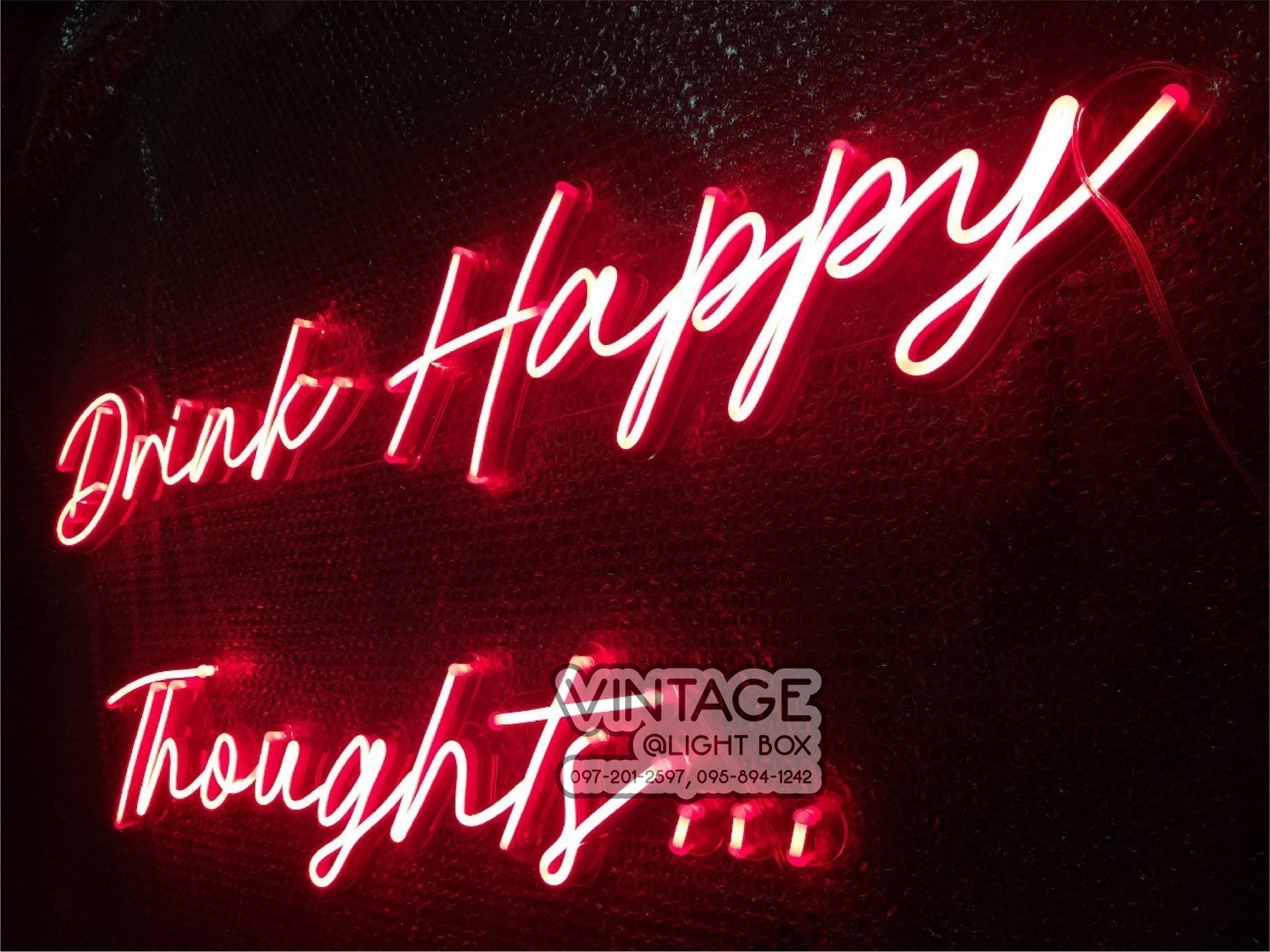 ป้ายไฟนีออนFlex แสงสีแดง