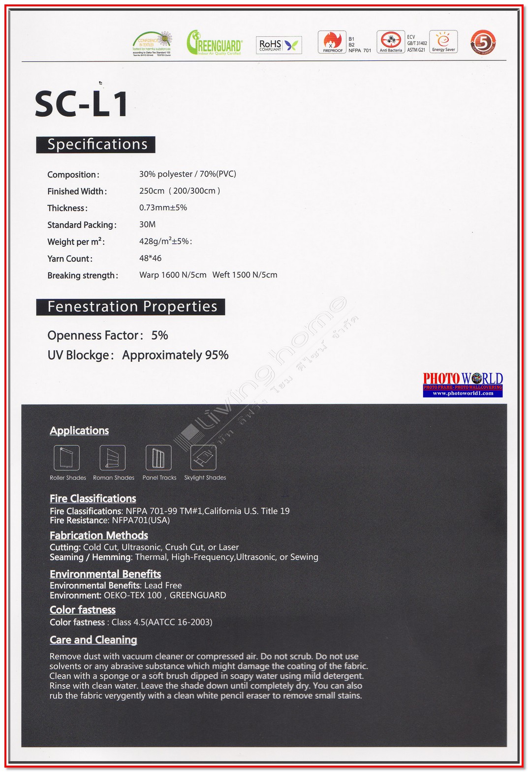 เลือกผ้าม่าน ม่านม้วนซันสกรีน "SPECIAL FABRIC SUNSCREEN ROLLER BLINDS" ผ้าม่าน ม่าน มู่ลี่ มู่ลี่ไม้ ม่านม้วน วอลเปเปอร์ รับติดตั้ง ออกแบบ ราคาถูก ทุกประเภท ทุกรูปแบบ