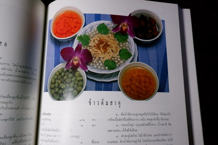 กุลสตรีข้างครัว (อาหารคาว จานเดียว กับเเกล้ม ของว่าง ขนมหวาน) โดย สุภาภรณ์ ปานนิล หนา 257 หน้า