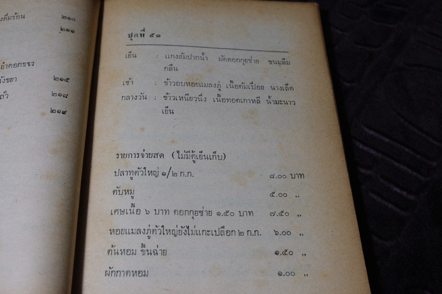 จัดสำรับ ชุด 3 โดย จิตต์สมาน โกมลฐิติ หนา 220 หน้า ปี 2520