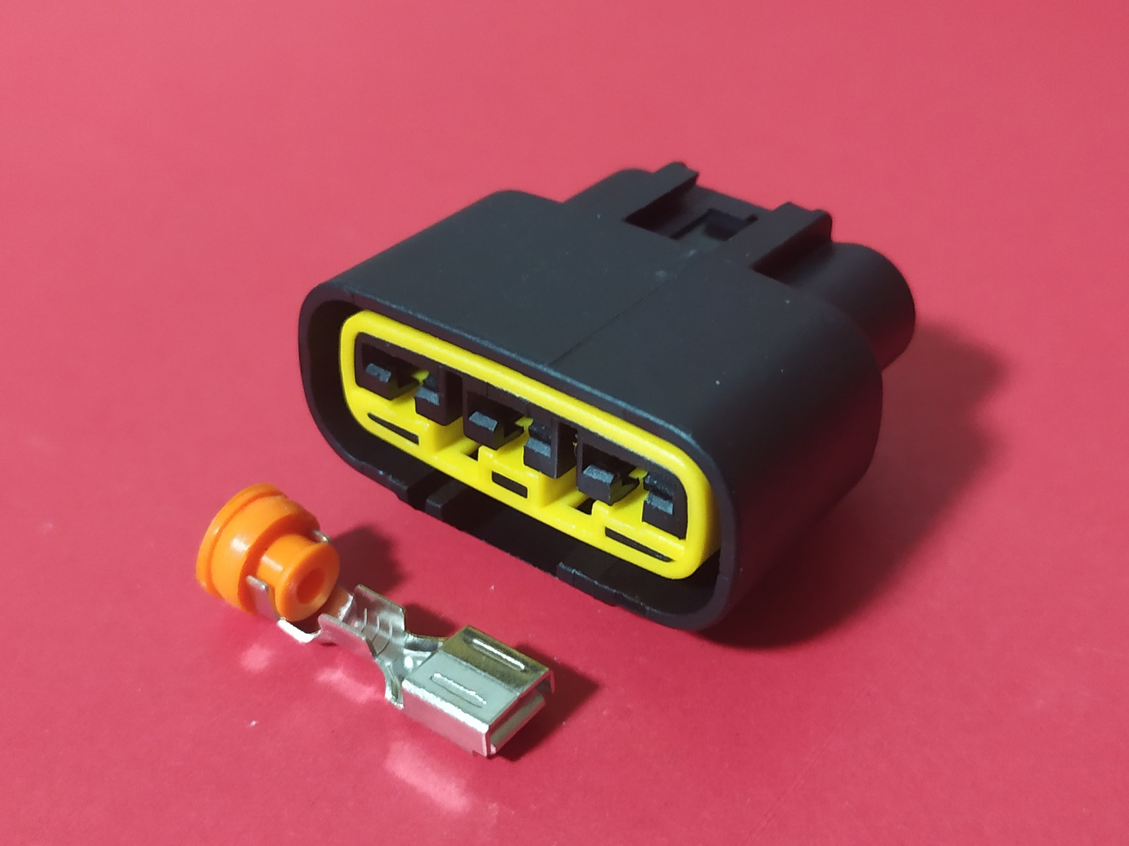 3 พิน ดำ 6.3 มม. KAWA, YAMAHA, HONDA #QLW-250-R