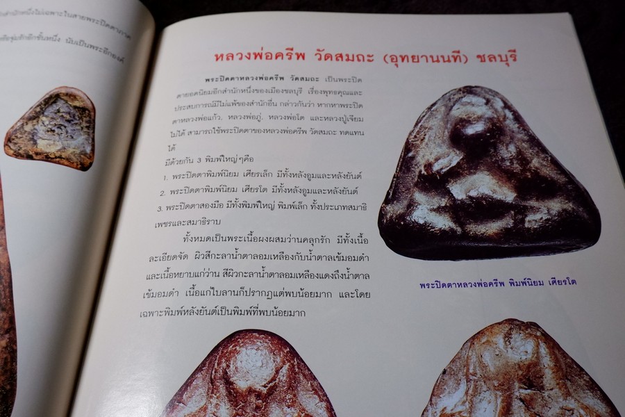 พระปิดตาเนื้อผงยอดนิยม โดย คเณศ์พร ปี 2547 หนา 96 หน้า