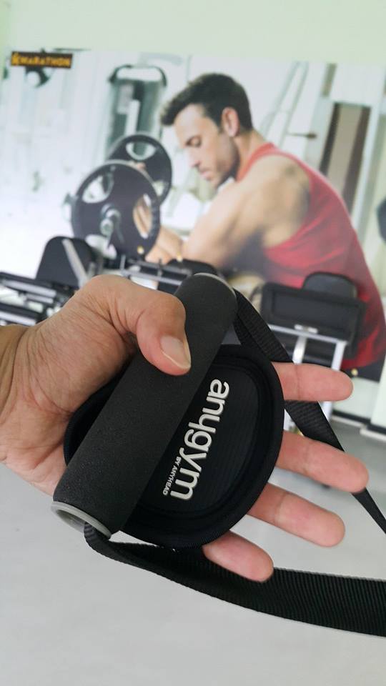 ถุงมือฟิตเนส แบบแผ่นรอง | anygym
