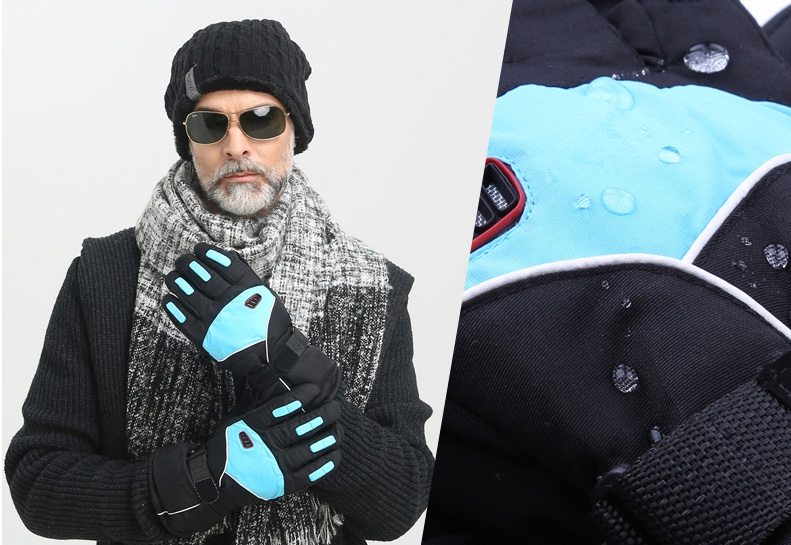 พรีออเดอร์ - ถุงมือสกีกันหนาว Pre - GT620 (สีฟ้า)