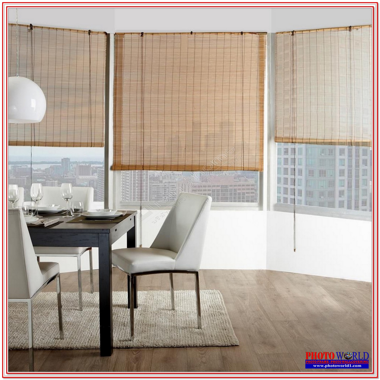 มู่ลี่ไม้ไผ่ "Bamboo Wooden Blinds" ผ้าม่าน ม่าน มู่ลี่ มู่ลี่ไม้ ม่านม้วน วอลเปเปอร์ รับติดตั้ง ออกแบบ ราคาถูก ทุกประเภท ทุกรูปแบบ