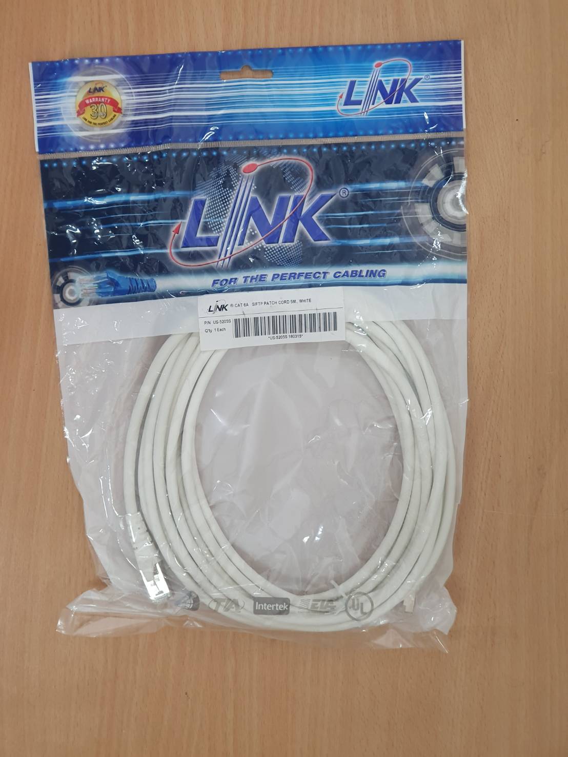 US-5205S Cat6A S/FTP Patch Cord 5M. Link