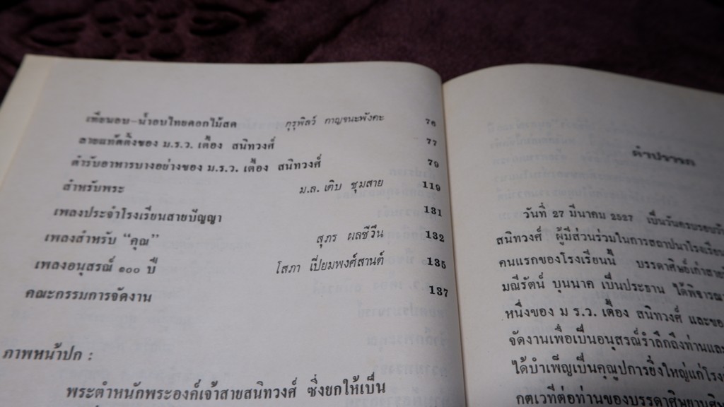 อนุสรณ์ 100 ปี ม.ร.ว.เตื้อง สนิทวงศ์ ปี 2527