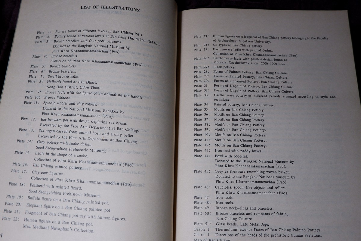 BAN CHIANG PREHISTORIC CULTURES by ศ..ชิน อยู่ดี พิมพ์ปี 1975