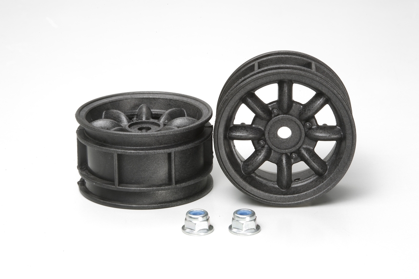 M-Chassis 8-Spoke Wheels 2pcs. (Carbon Reinforced)