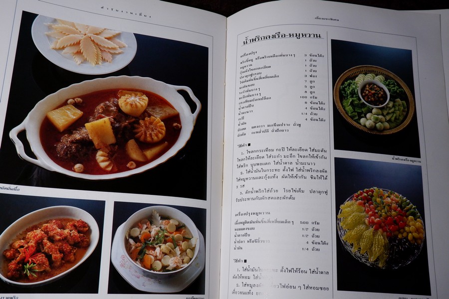 สำรับงานเลี้ยง มื้อเย็น โดย ศรีสมร คงพันธุ์ หนา 128 หน้า ปี 2537