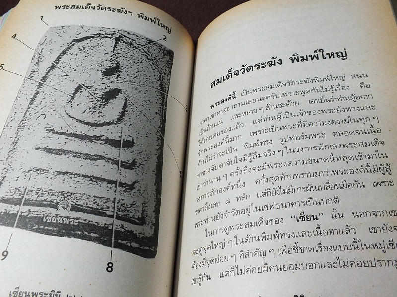 เซียนพระมินิ พระสมเด็จวัดระฆัง โดย เล็ก วัดรวก หนา 498 หน้า