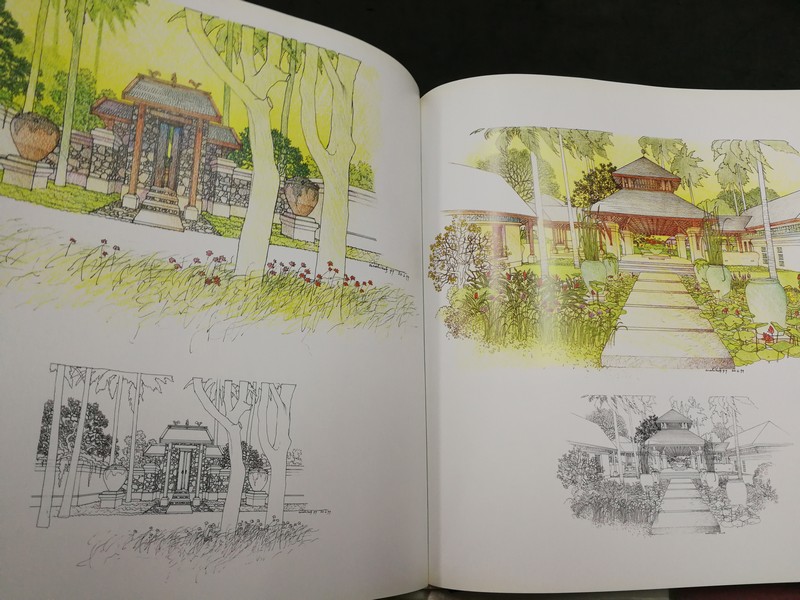 nithi architectural sketch book 1971-2007 by nithi sthapitanonda ปกแข็ง ปี 2007