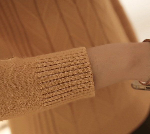 พร้อมส่ง - เสื้อไหมพรม ST113 (สีน้ำตาล)