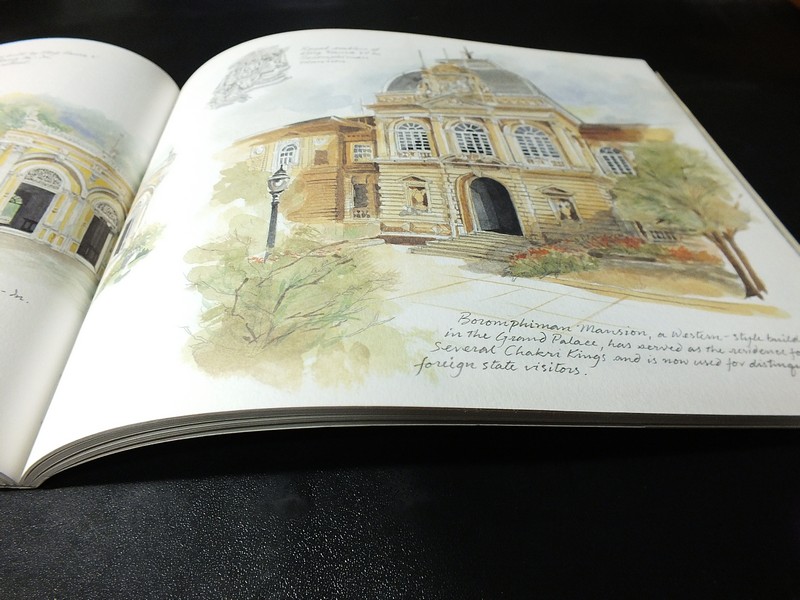 Thailand Sketchbook PORTRAIT OF THE KINGDOM (Painting by Taveepong Limapornvanich. Text by William Warren)