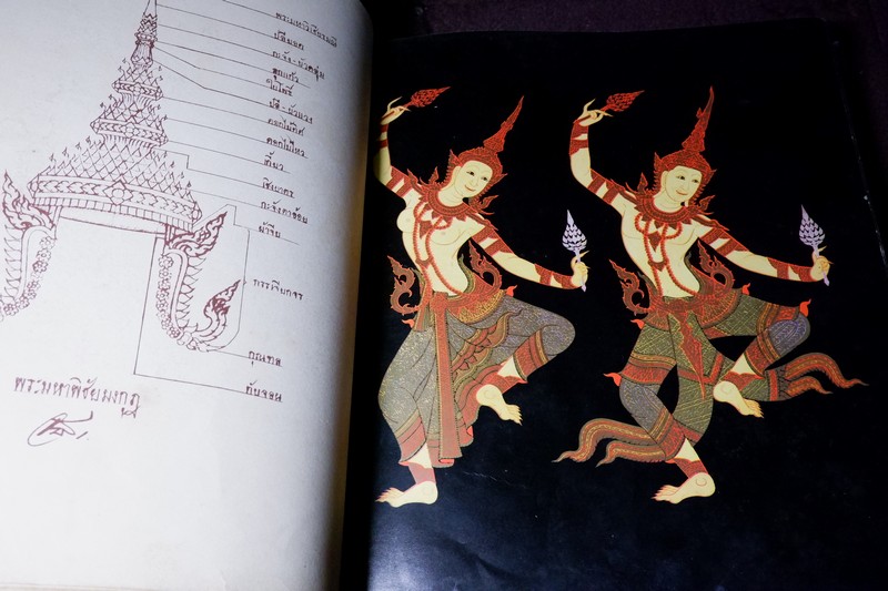 THAI PAINTING IN COLOUR ภาพจิตรกรรมไทย (Pre-Order สอบถาม)