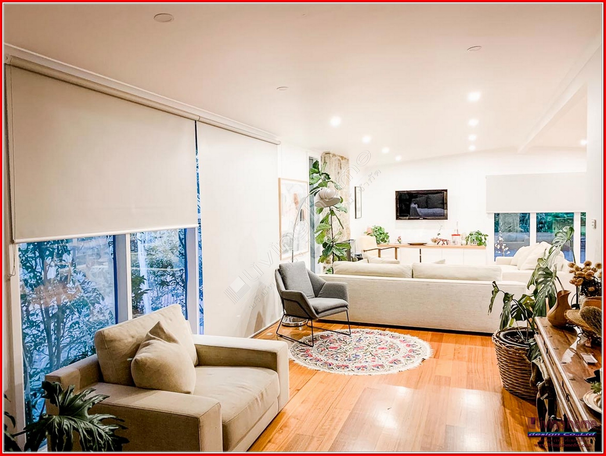 ม่านม้วน ทึบแสง "BLACK OUT ROLLER BLINDS" ผ้าม่าน ม่าน มู่ลี่ มู่ลี่ไม้ ม่านม้วน วอลเปเปอร์ รับติดตั้ง ออกแบบ ราคาถูก ทุกประเภท ทุกรูปแบบ