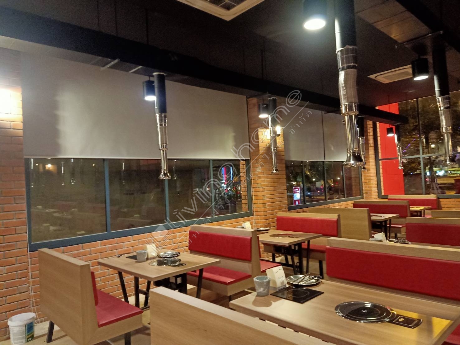 ม่านม้วน โปร่งแสง "SUNSCREEN ROLLER BLINDS" ผ้าม่าน ม่าน มู่ลี่ มู่ลี่ไม้ ม่านม้วน วอลเปเปอร์ รับติดตั้ง ออกแบบ ราคาถูก ทุกประเภท ทุกรูปแบบ