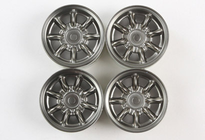 M-Chassis Metal Plated Spoke Wheels (Black).