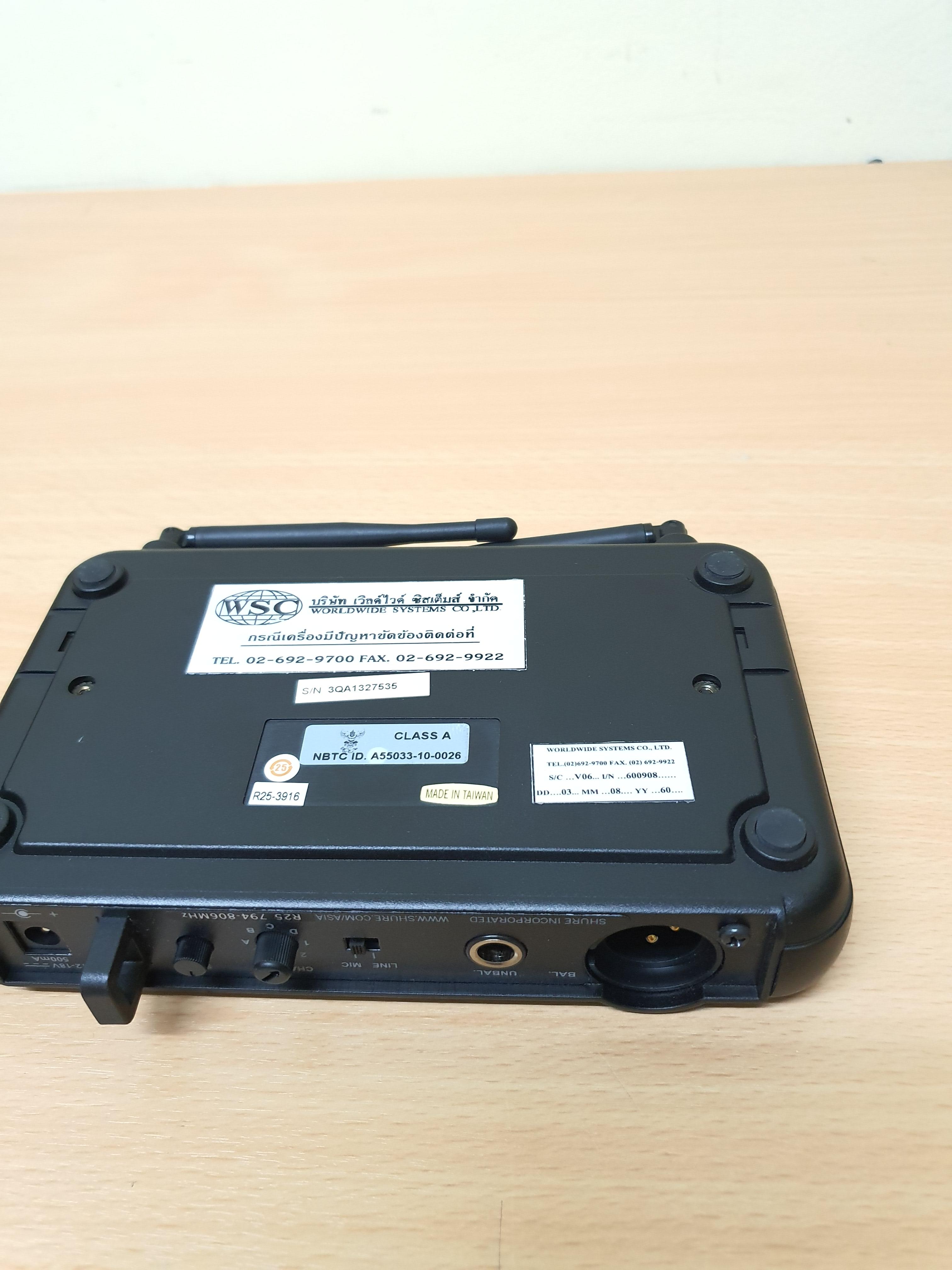 ไมโครโฟนไร้สายมือสอง SHURE SVX4/PG58 มหาจักรแท้ๆ