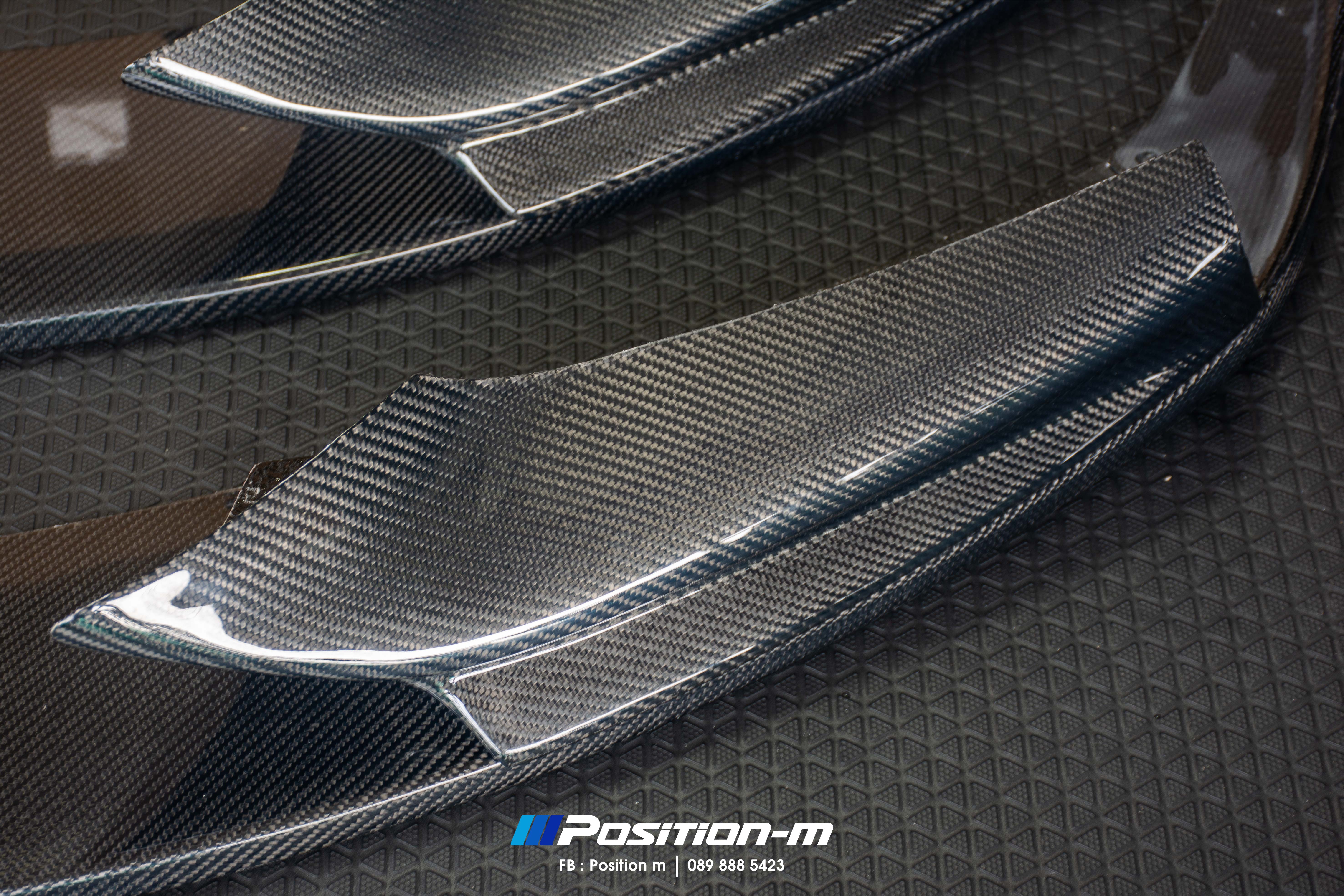 F10 Front lip Pure Carbon