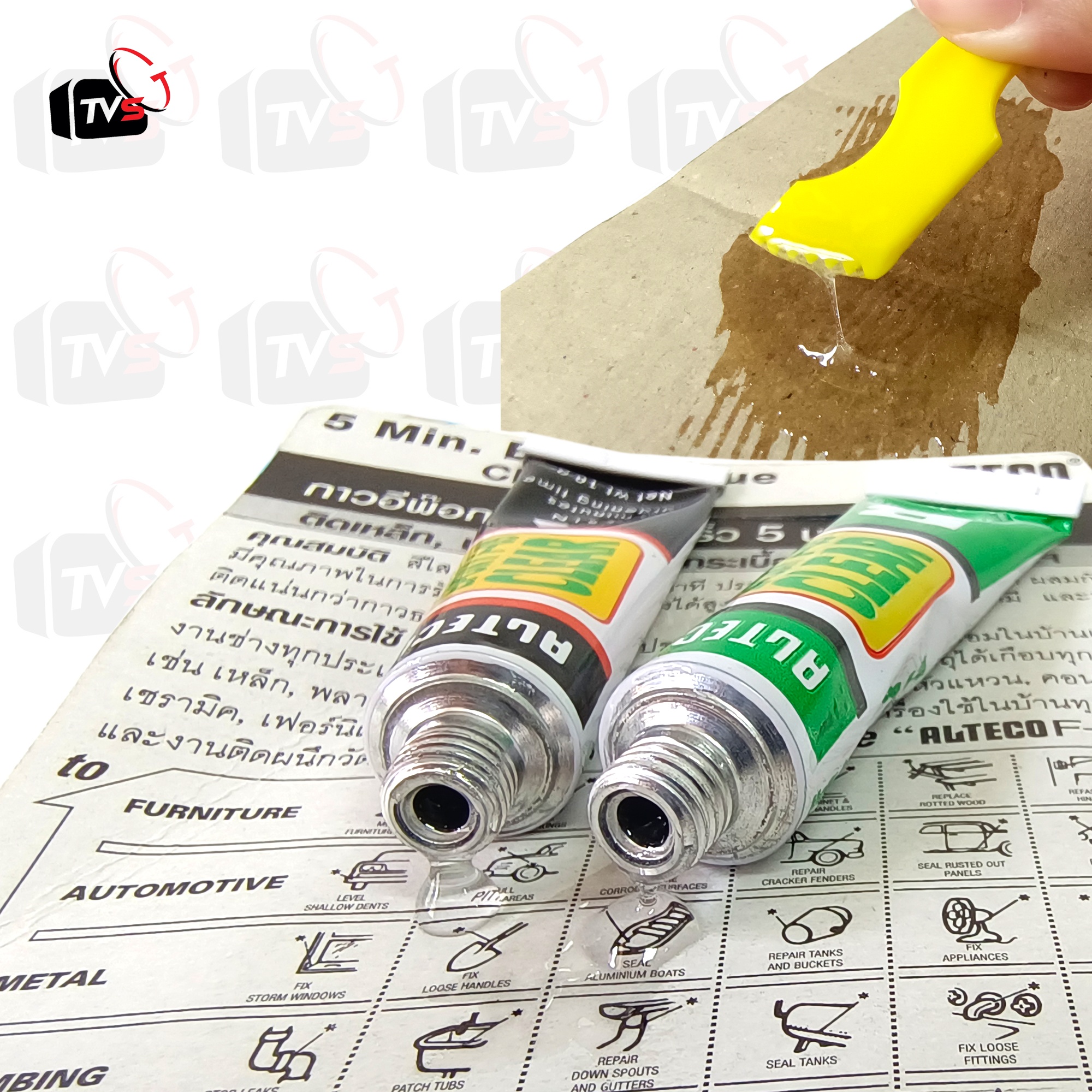 Alteco ออลทีโก้ กาว อีพ็อกซี่ F-05 แข็งแรง 2 ตัน Epoxy Adhesive แห้งเร็ว 5นาที สีใส 20กรัม