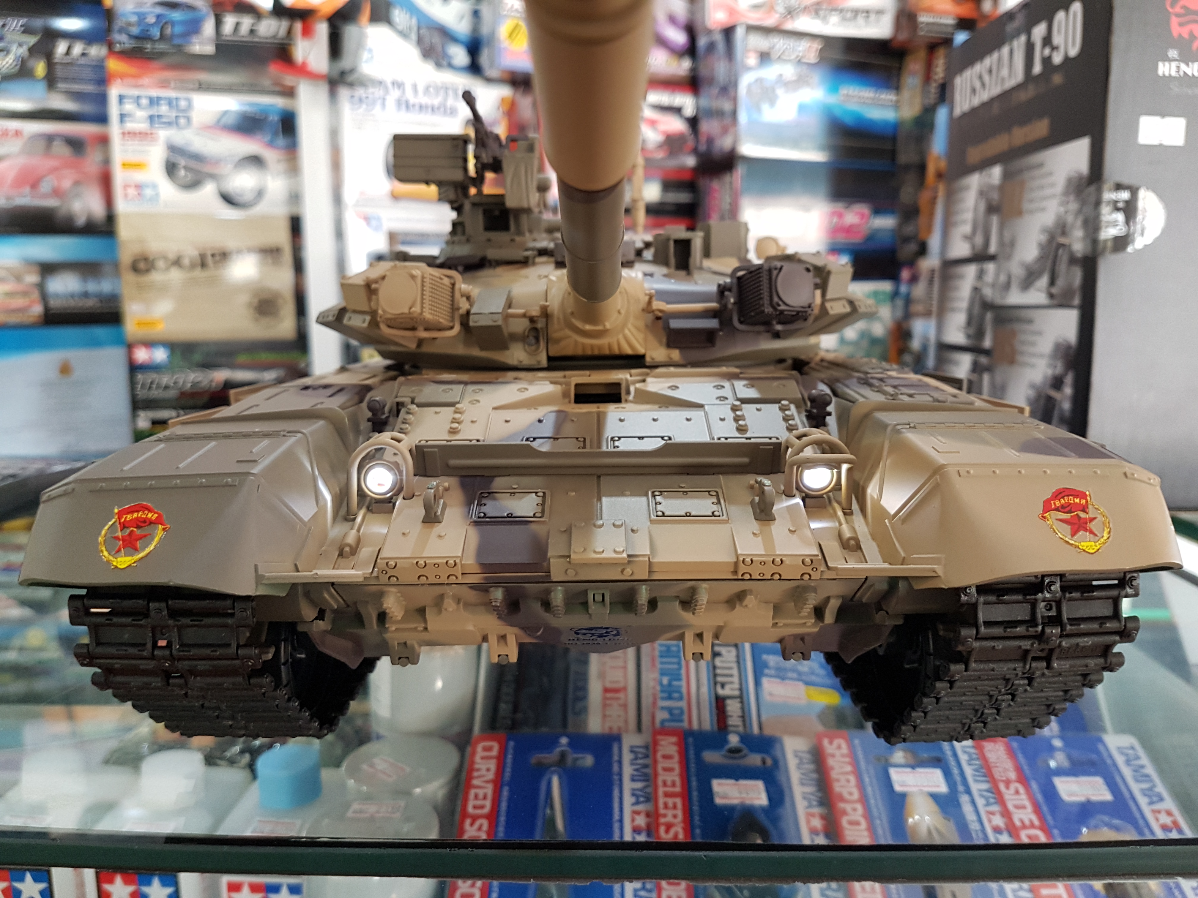 Russian T-90 Main Battle Tank.