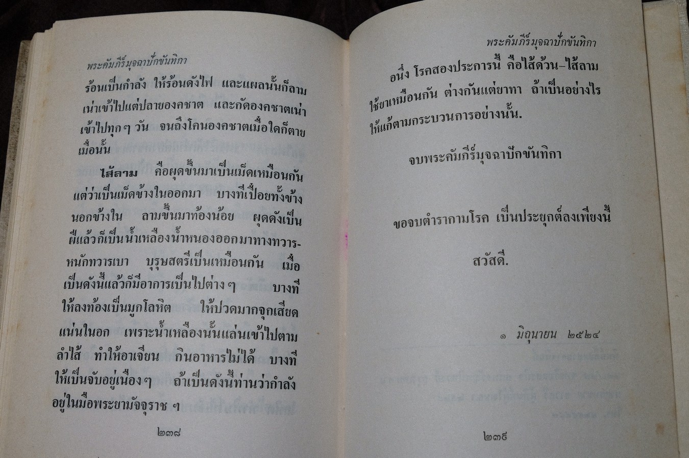 ตำรา กามโรคประยุกต์ โดย หมอนคร บางยี่ขัน เเละ อ.เชาวน์ กสิพันธุ์ ปกเเข็ง ปี 2524