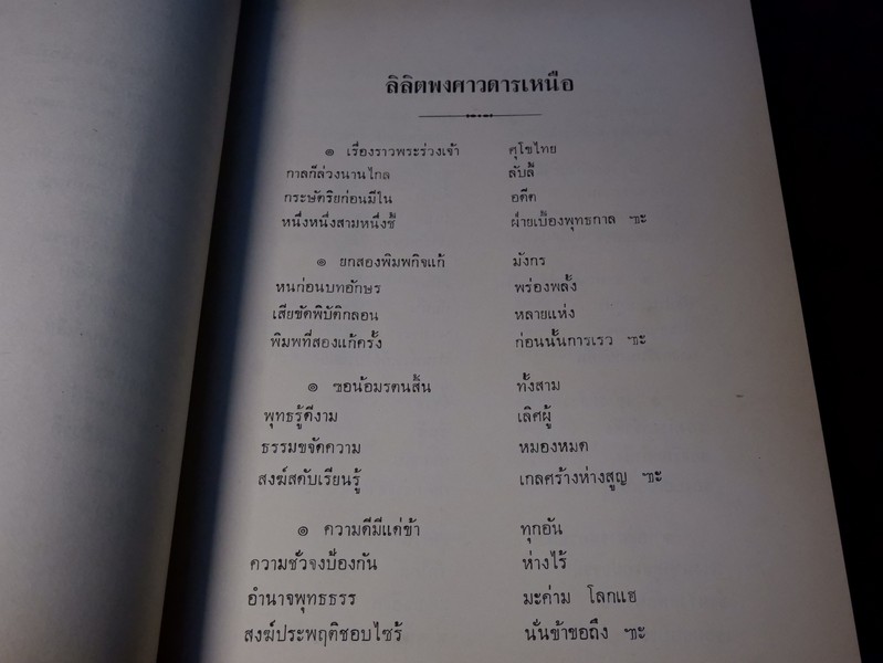 ลิลิต พงศาวดารเหนือ พระนิพนธ์ สมเด็จฯ กรมพระยาปวเรศวริยาลงกรณ์ พิมพ์เป็นอนุสรณ์ นายชัยธวัช เภกะนันทน์